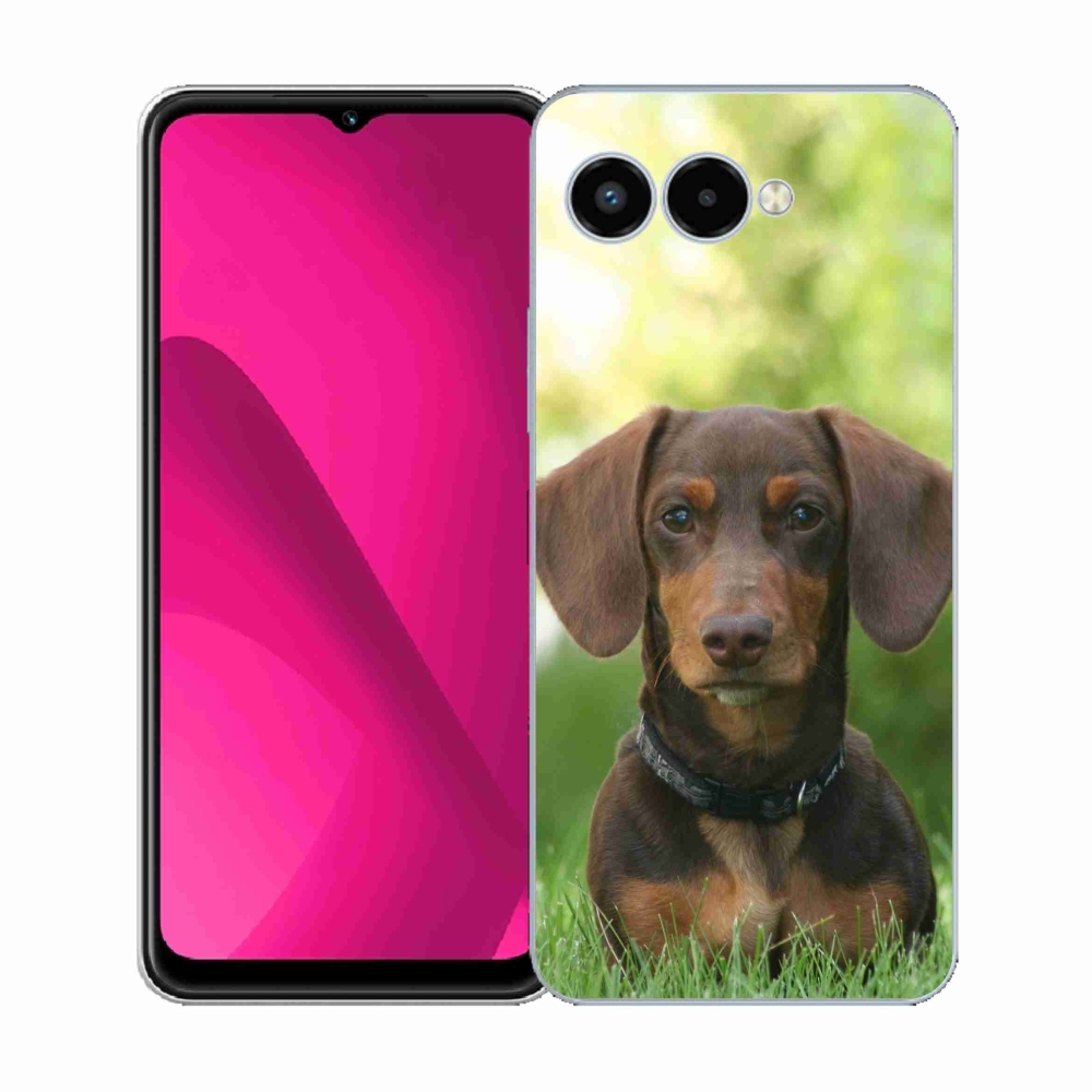 Gélový kryt mmCase na T-Mobile T Phone 3 - hnedý jazvečík