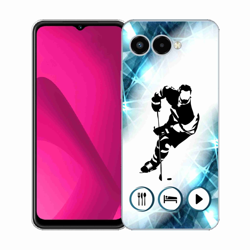 Gélový kryt mmCase na T-Mobile T Phone 3 - hokej 1