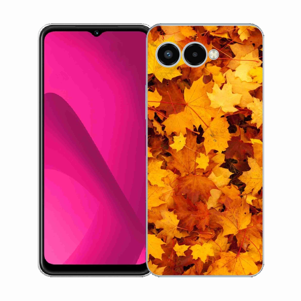 Gélový kryt mmCase na T-Mobile T Phone 3 - javorové listy