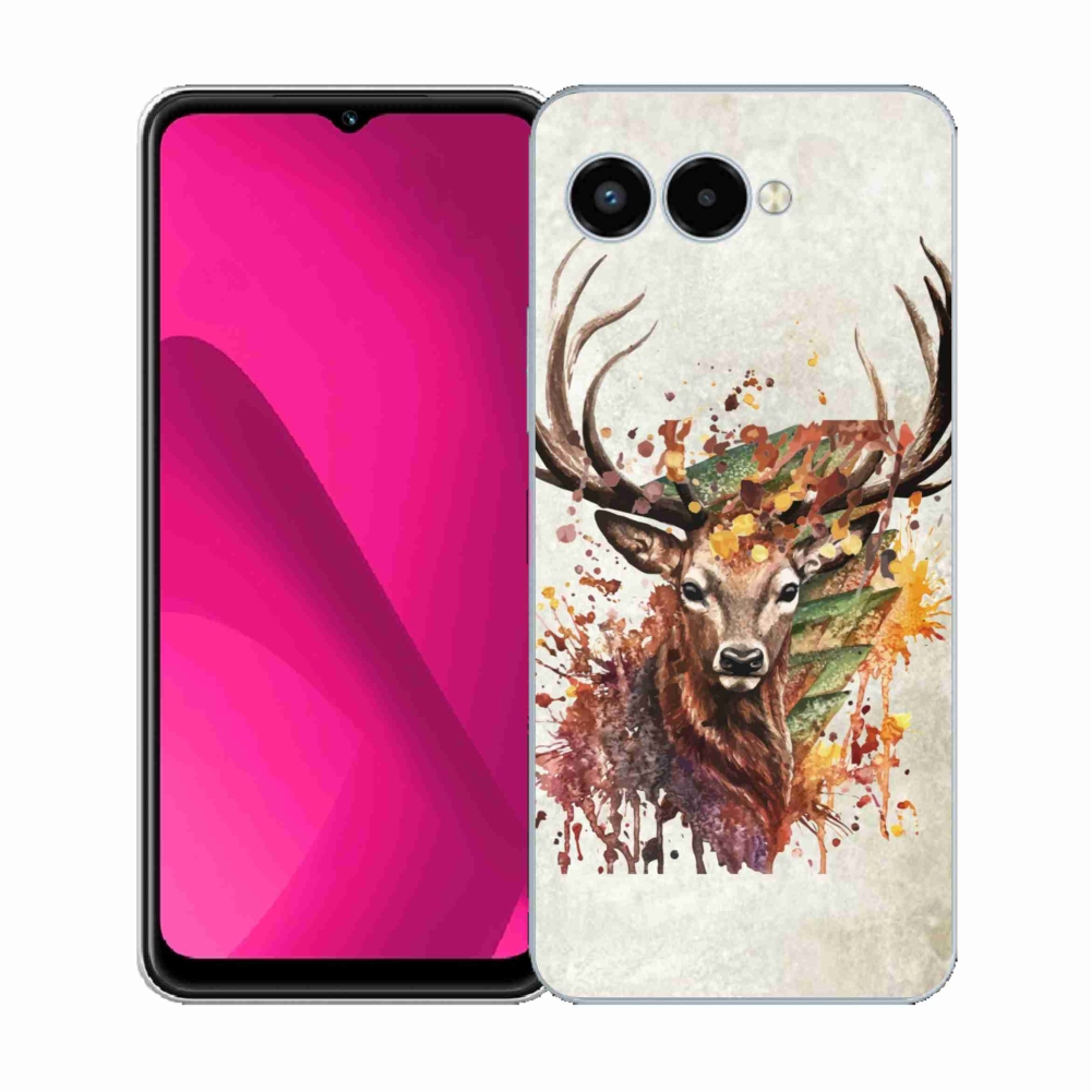Gélový kryt mmCase na T-Mobile T Phone 3 - jeleň 1