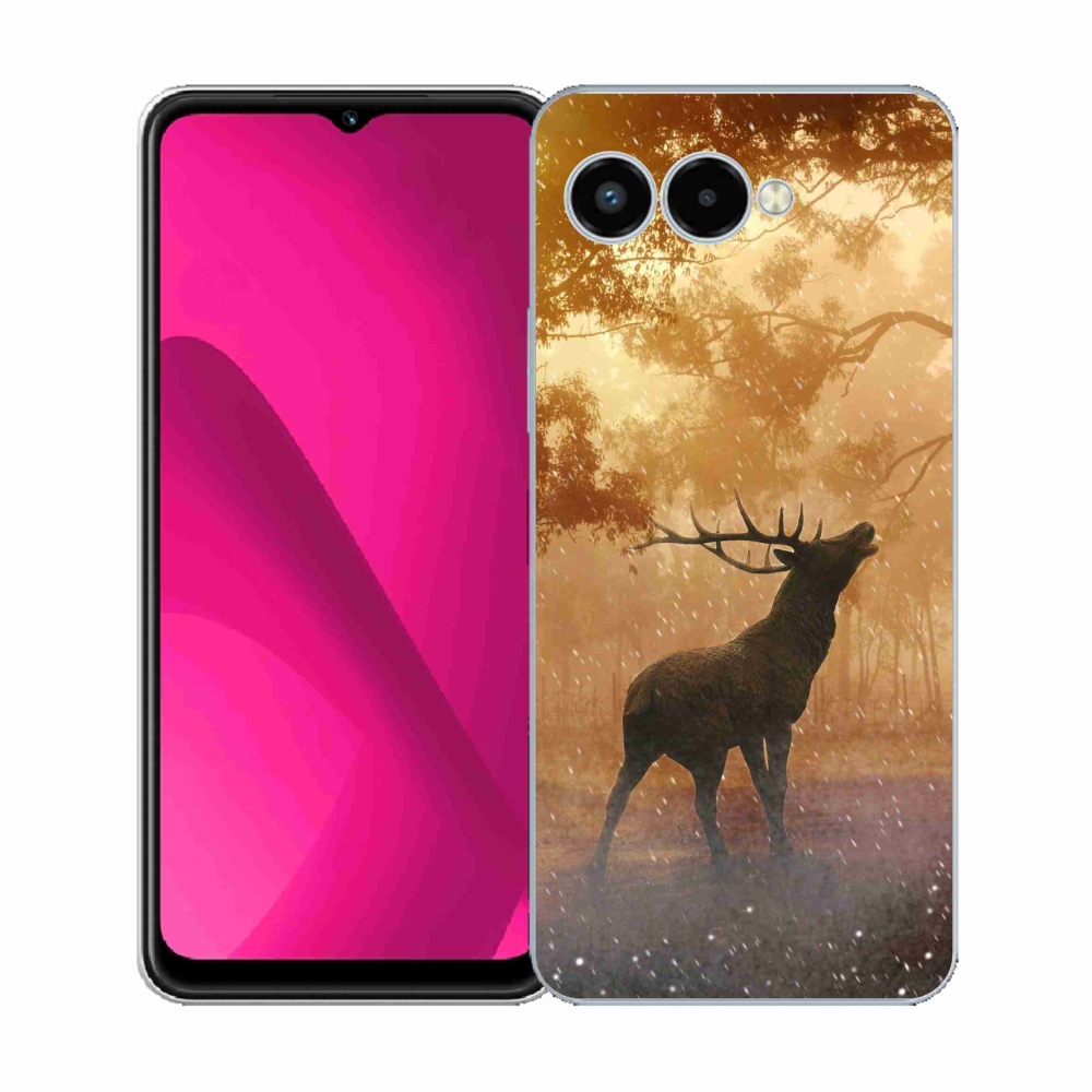 Gélový kryt mmCase na T-Mobile T Phone 3 - jeleň v ruji
