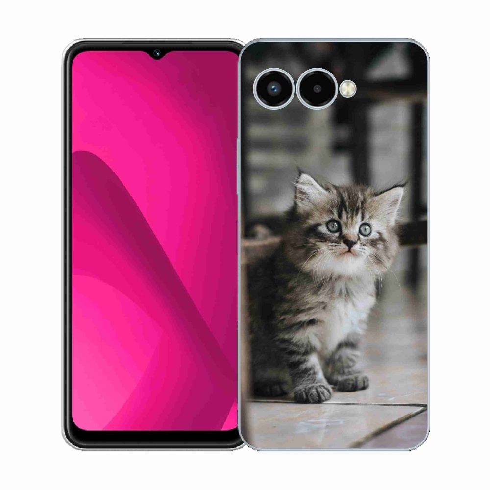 Gélový kryt mmCase na T-Mobile T Phone 3 - mačiatko