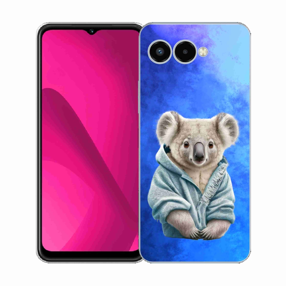 Gélový kryt mmCase na T-Mobile T Phone 3 - koala vo svetri