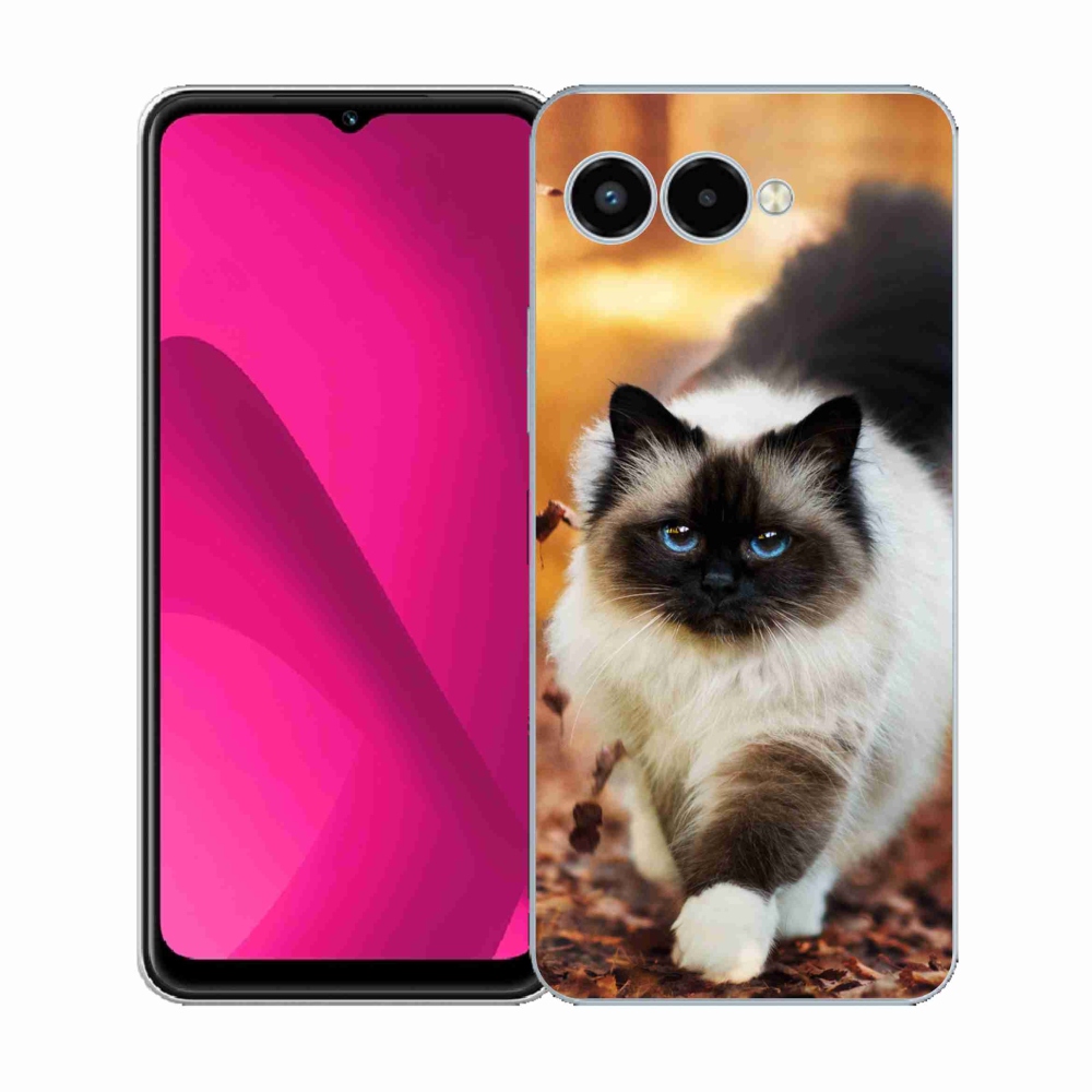 Gélový kryt mmCase na T-Mobile T Phone 3 - mačka