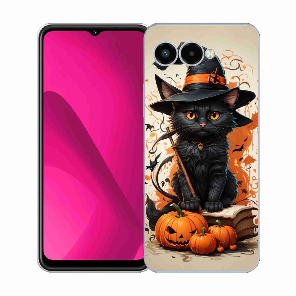 Gélový kryt mmCase na T-Mobile T Phone 3 - kocúr čarodejník