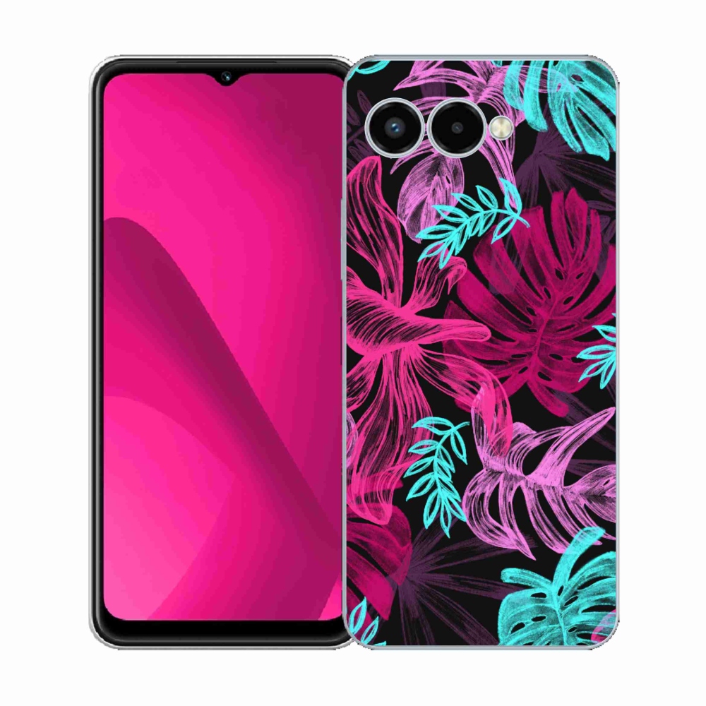 Gélový kryt mmCase na T-Mobile T Phone 3 - kvety 1