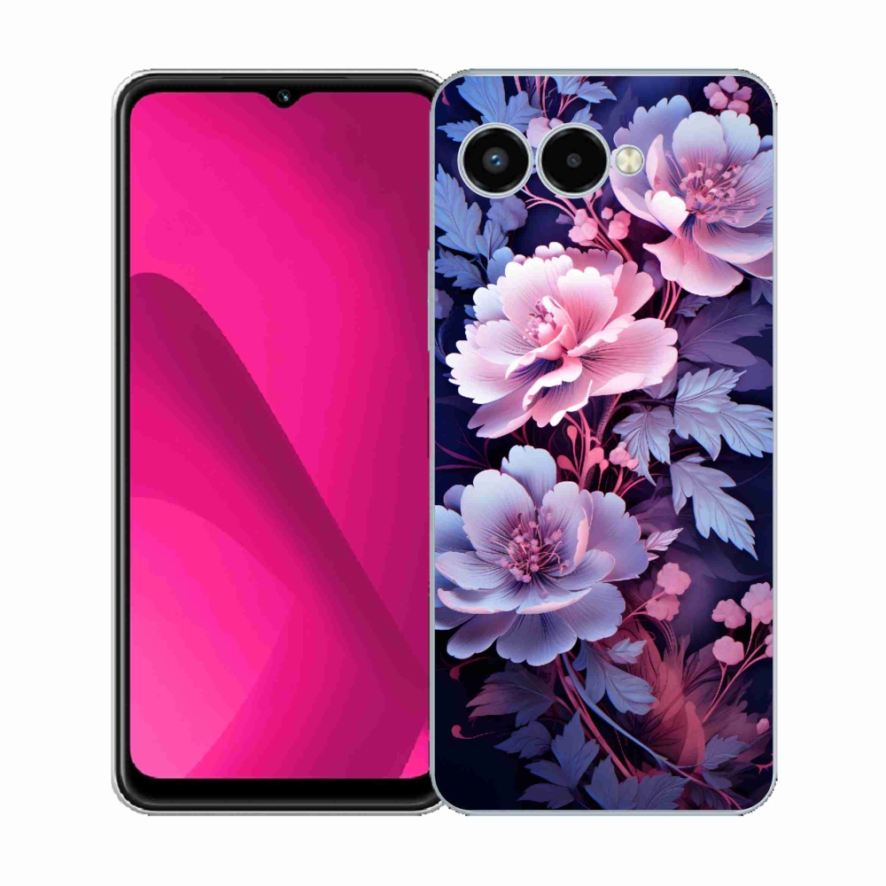 Gélový kryt mmCase na T-Mobile T Phone 3 - kvety 11