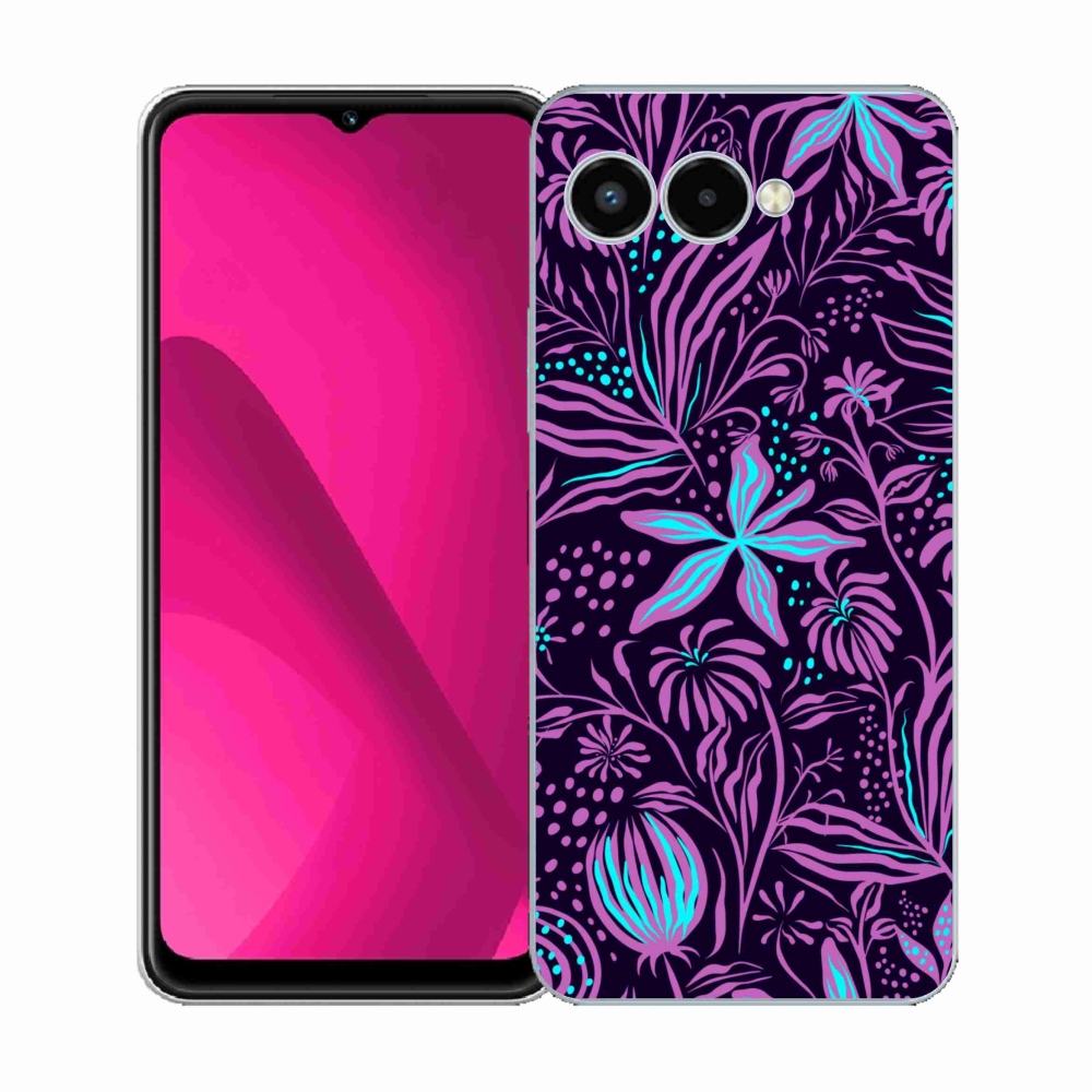 Gélový kryt mmCase na T-Mobile T Phone 3 - kvety 2