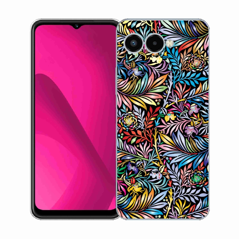 Gélový kryt mmCase na T-Mobile T Phone 3 - kvety 5