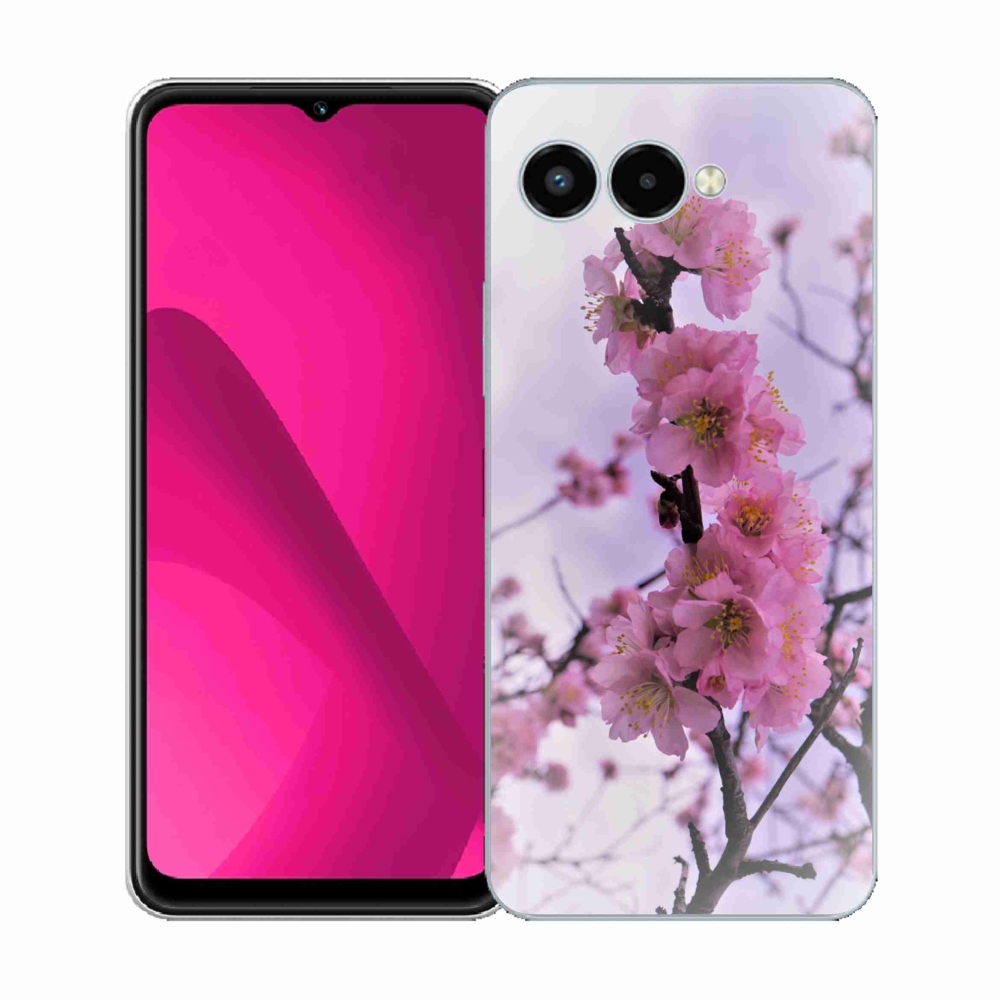 Gélový kryt mmCase na T-Mobile T Phone 3 - kvety 7
