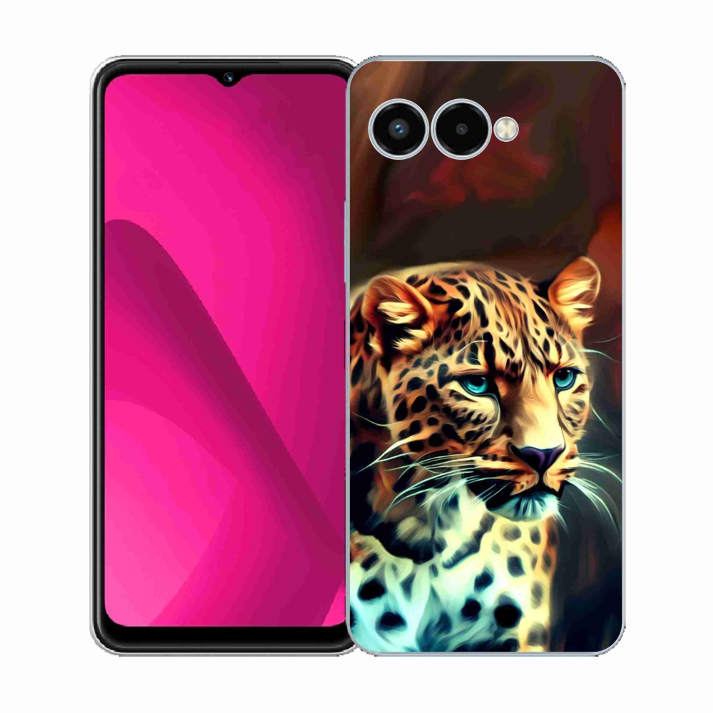Gélový kryt mmCase na T-Mobile T Phone 3 - leopard
