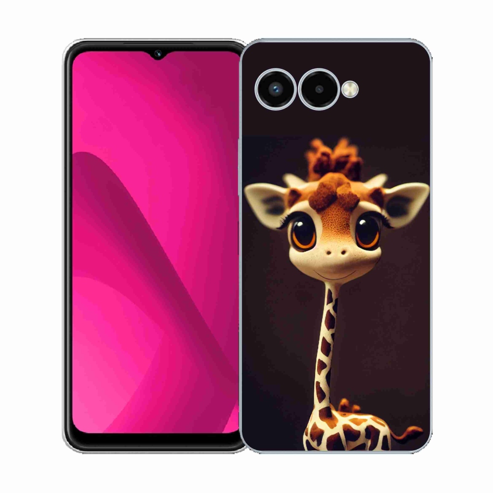 Gélový kryt mmCase na T-Mobile T Phone 3 - malá žirafa