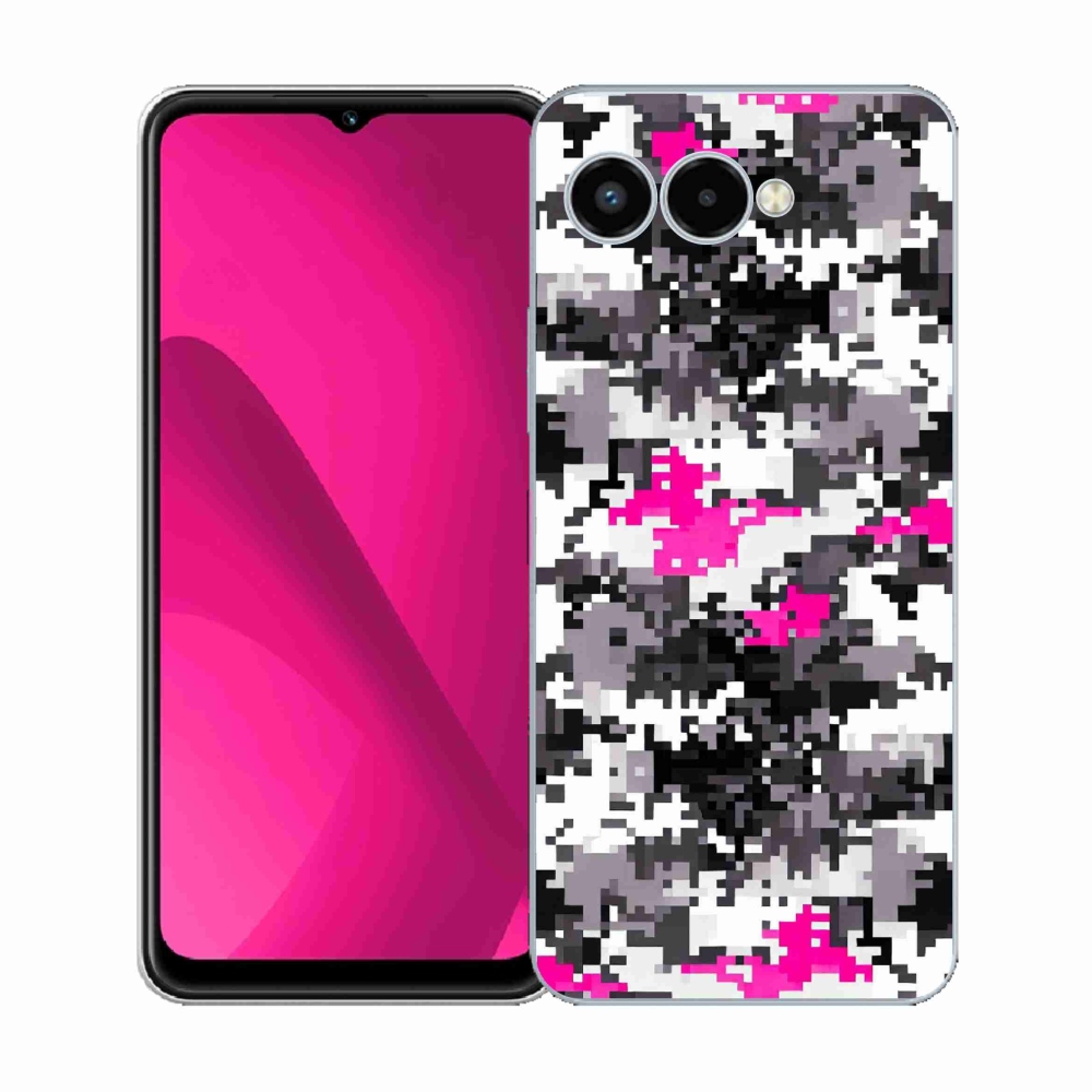 Gélový kryt mmCase na T-Mobile T Phone 3 - maskáčový vzor 4