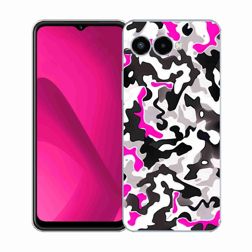Gélový kryt mmCase na T-Mobile T Phone 3 - maskáčový vzor 5