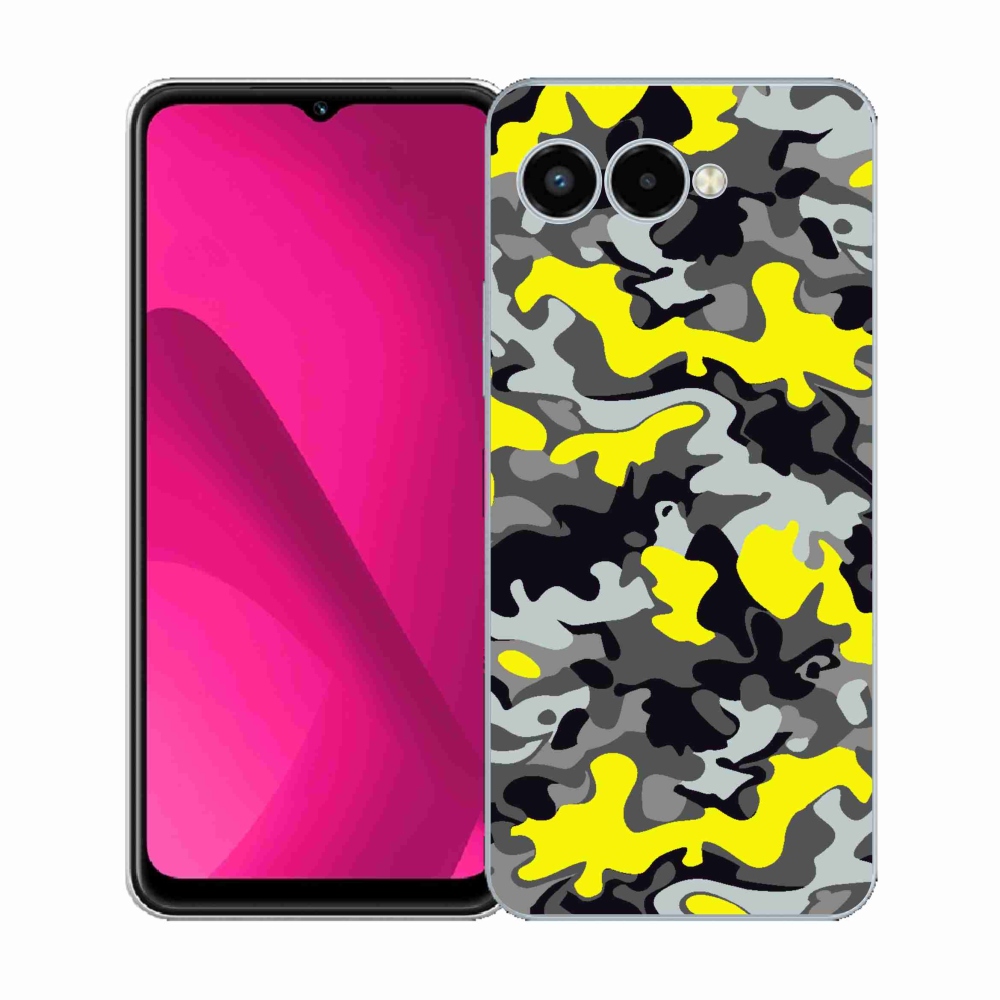 Gélový kryt mmCase na T-Mobile T Phone 3 - maskáčový vzor 6