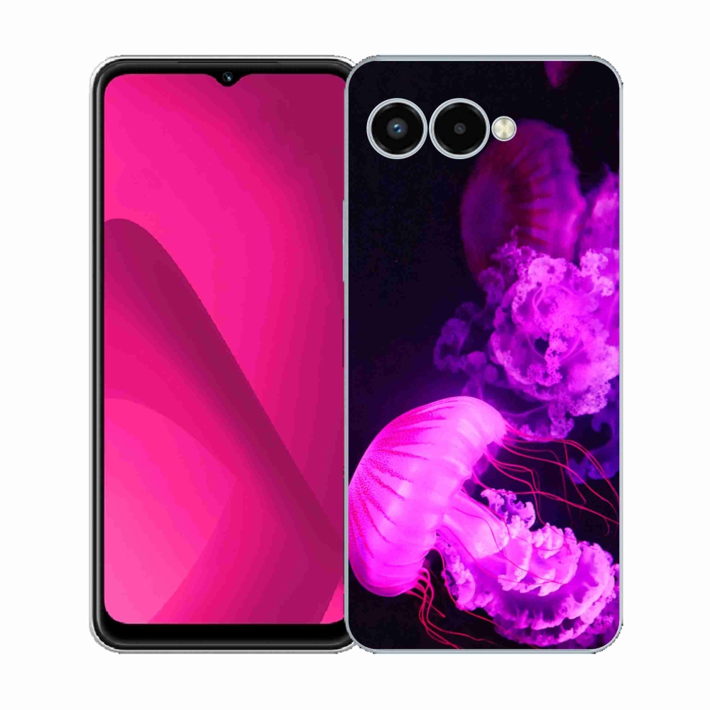 Gélový kryt mmCase na T-Mobile T Phone 3 - medúza 1