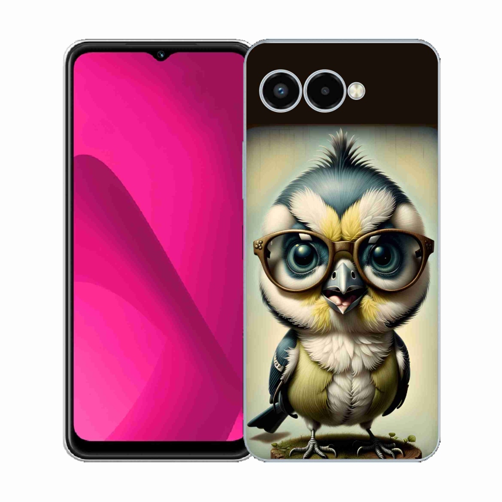 Gélový kryt mmCase na T-Mobile T Phone 3 - mláďa s okuliarmi