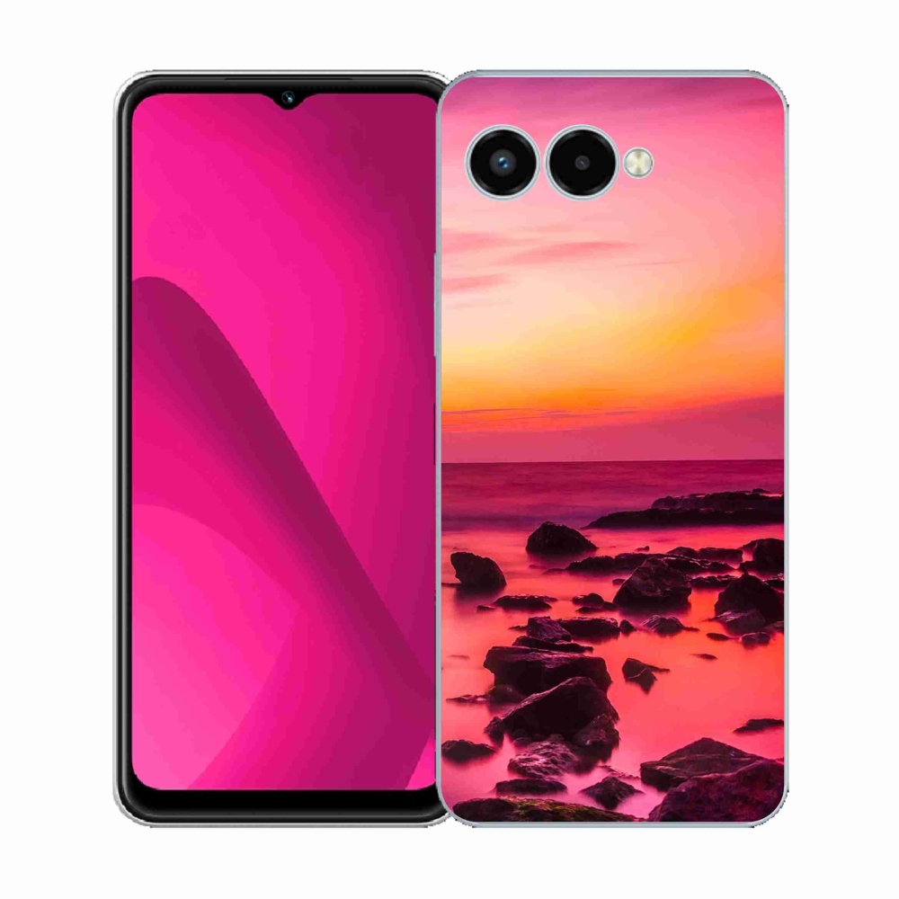 Gélový kryt mmCase na T-Mobile T Phone 3 - more a žiara