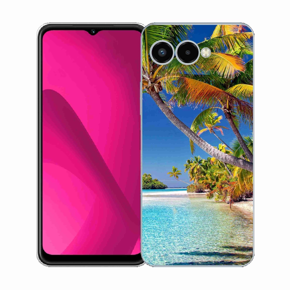 Gélový kryt mmCase na T-Mobile T Phone 3 - morská pláž