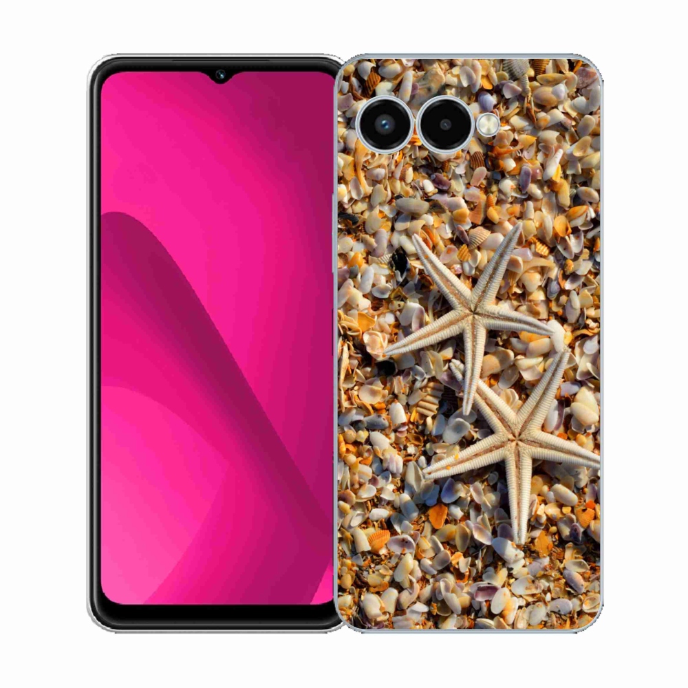 Gélový kryt mmCase na T-Mobile T Phone 3 - morské hviezdice