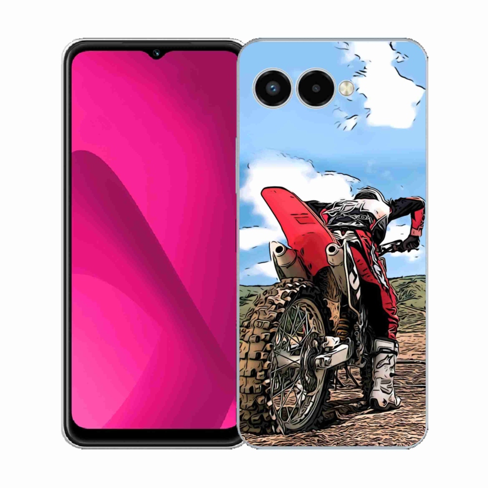 Gélový kryt mmCase na T-Mobile T Phone 3 - moto