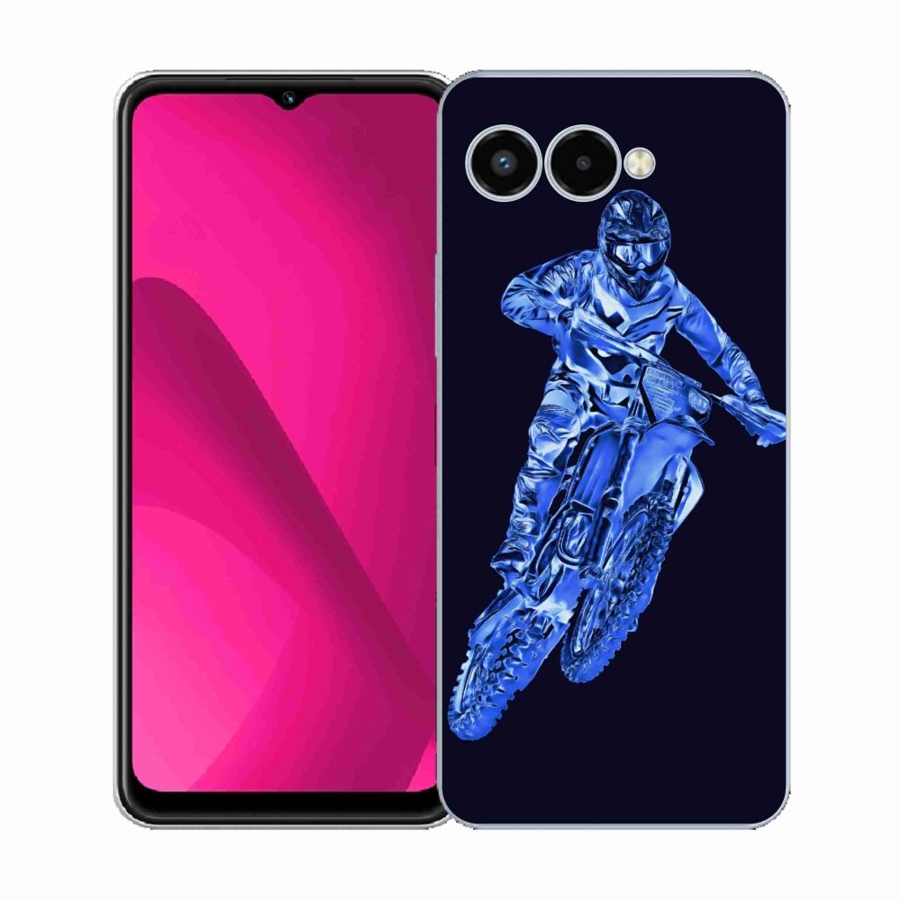 Gélový kryt mmCase na T-Mobile T Phone 3 - motocross 1