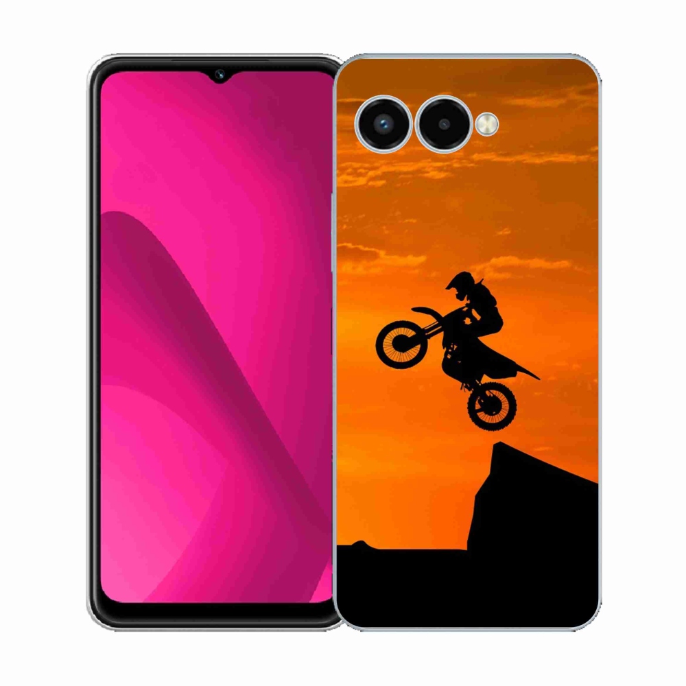 Gélový kryt mmCase na T-Mobile T Phone 3 - motocross