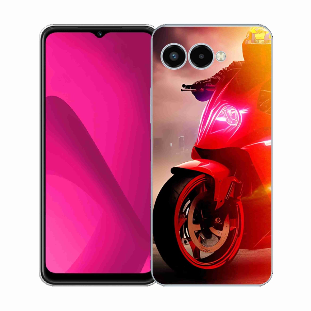 Gélový kryt mmCase na T-Mobile T Phone 3 - motorka