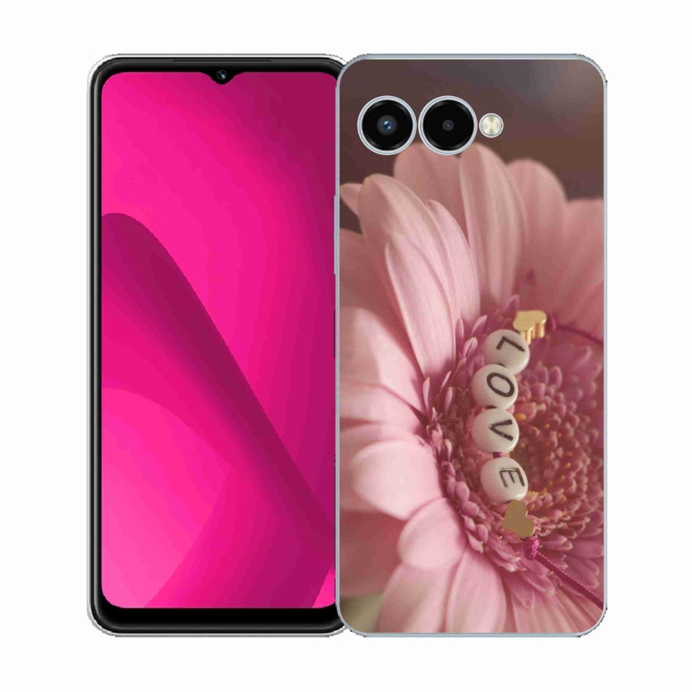 Gélový kryt mmCase na T-Mobile T Phone 3 - prívesok love