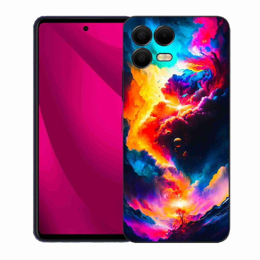 Gélový kryt mmCase na T-Mobile T Phone 3 Pro - abstraktný motív