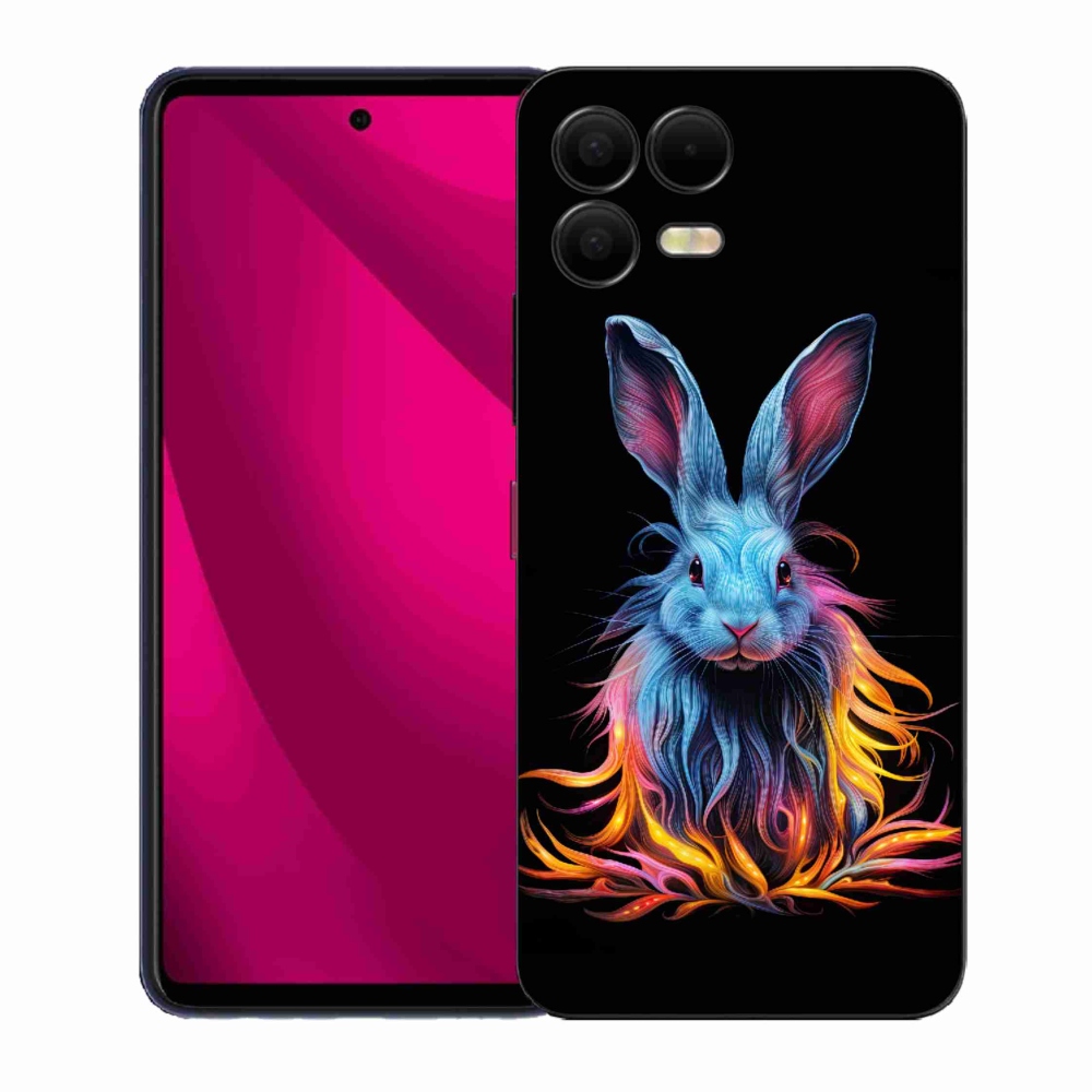 Gélový kryt mmCase na T-Mobile T Phone 3 Pro - abstraktný zajac