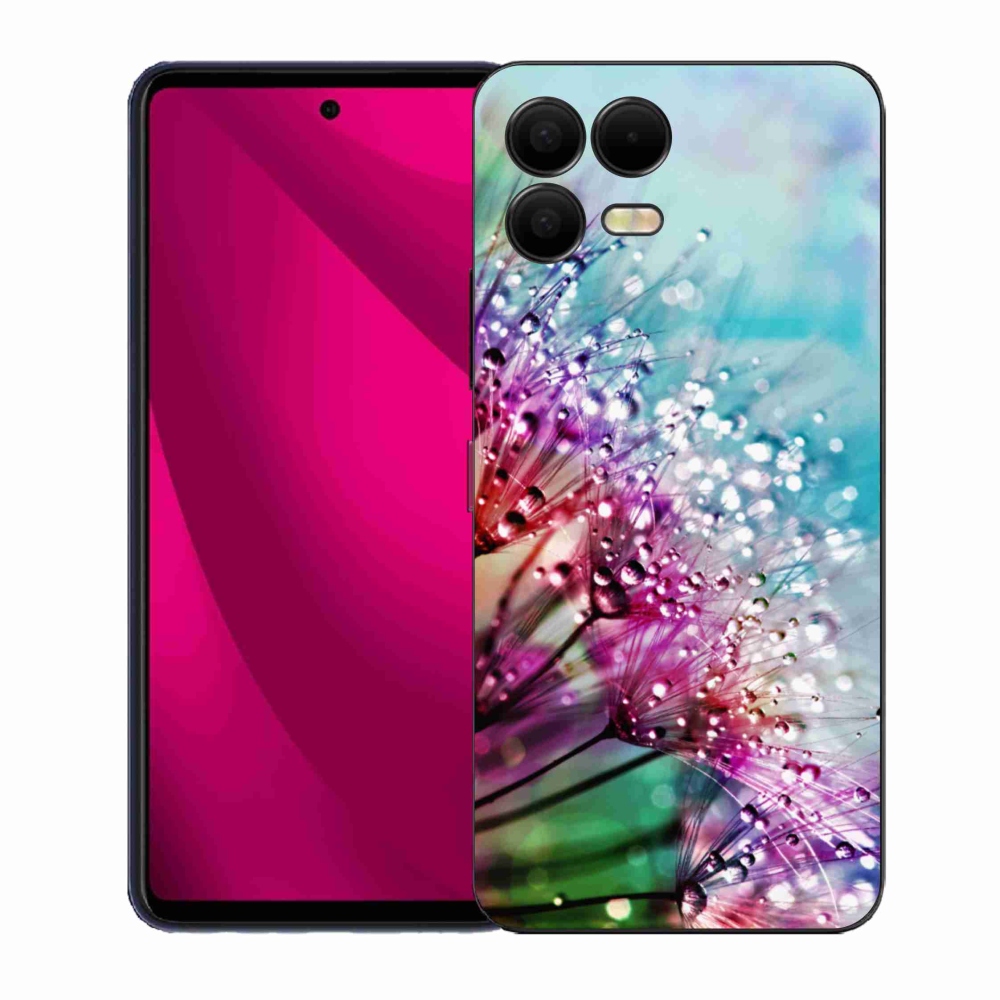 Gélový kryt mmCase na T-Mobile T Phone 3 Pro - farebné kvety