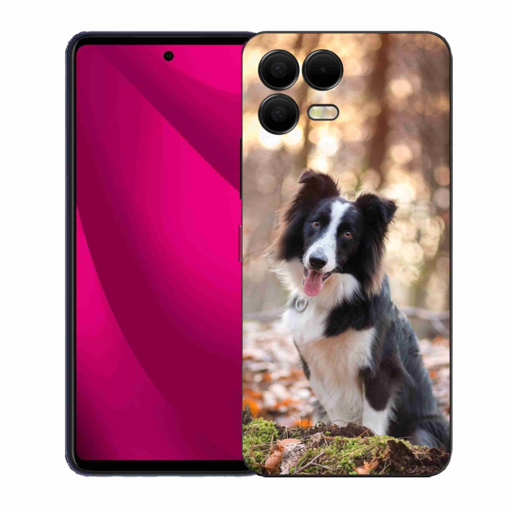 Gélový kryt mmCase na T-Mobile T Phone 3 Pro - border kólia 1