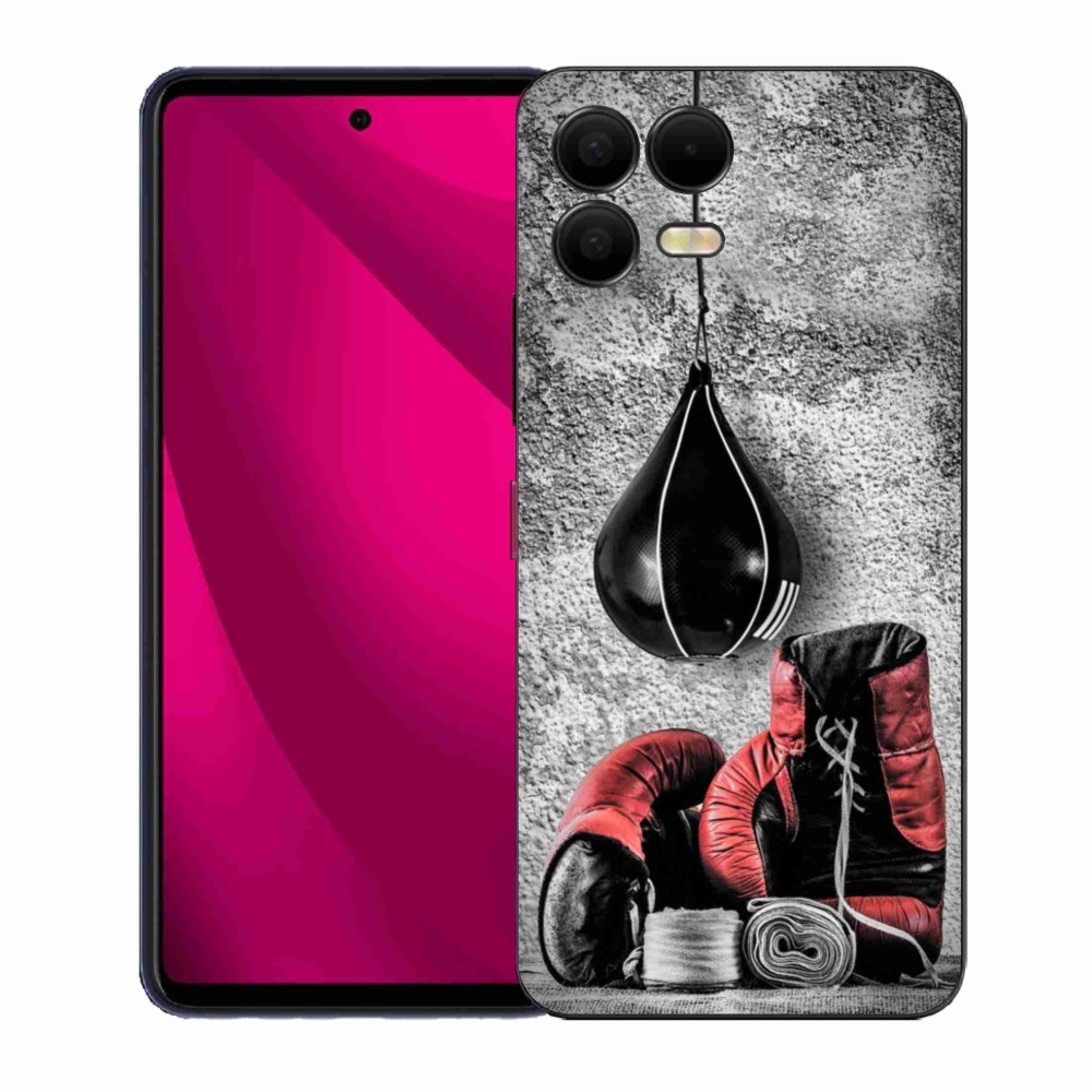 Gélový kryt mmCase na T-Mobile T Phone 3 Pro - boxovacie vrece a rukavice