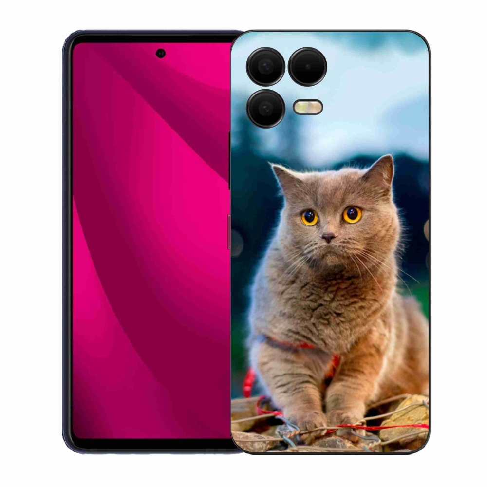 Gélový kryt mmCase na T-Mobile T Phone 3 Pro - britská modrá 2
