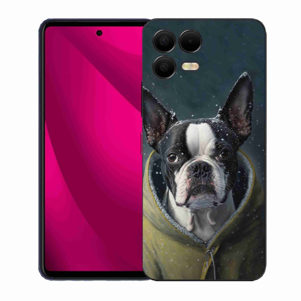 Gélový kryt mmCase na T-Mobile T Phone 3 Pro - buldoček