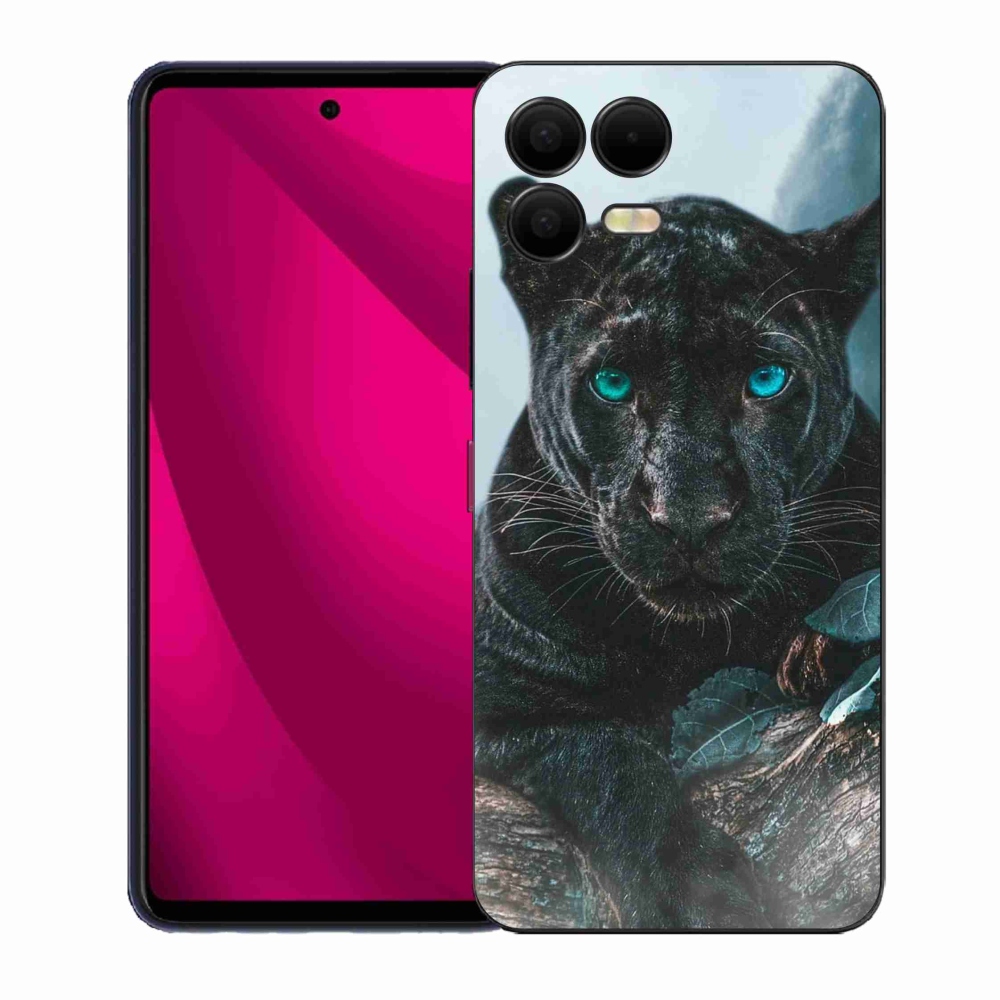Gélový kryt mmCase na T-Mobile T Phone 3 Pro - čierny panter