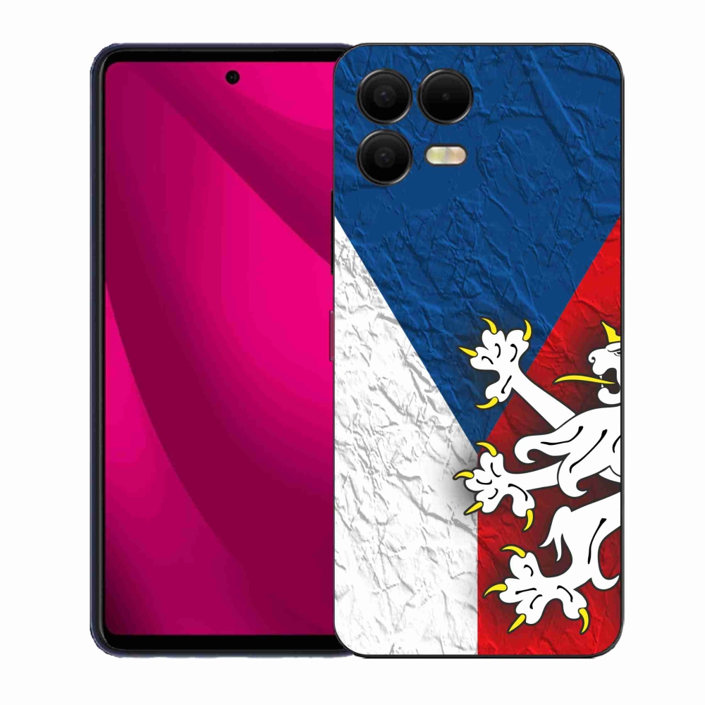 Gélový kryt mmCase na T-Mobile T Phone 3 Pro - česká vlajka 1