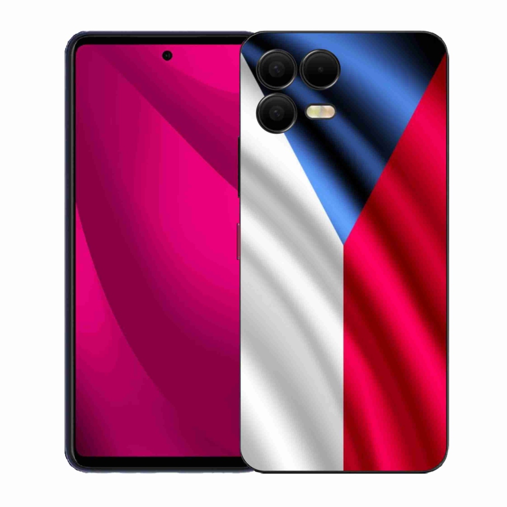 Gélový kryt mmCase na T-Mobile T Phone 3 Pro - česká vlajka