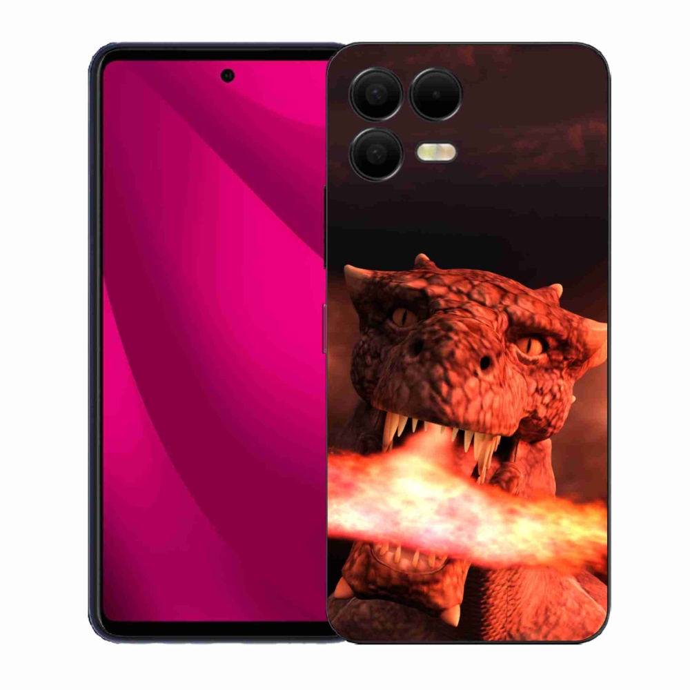 Gélový kryt mmCase na T-Mobile T Phone 3 Pro - drak