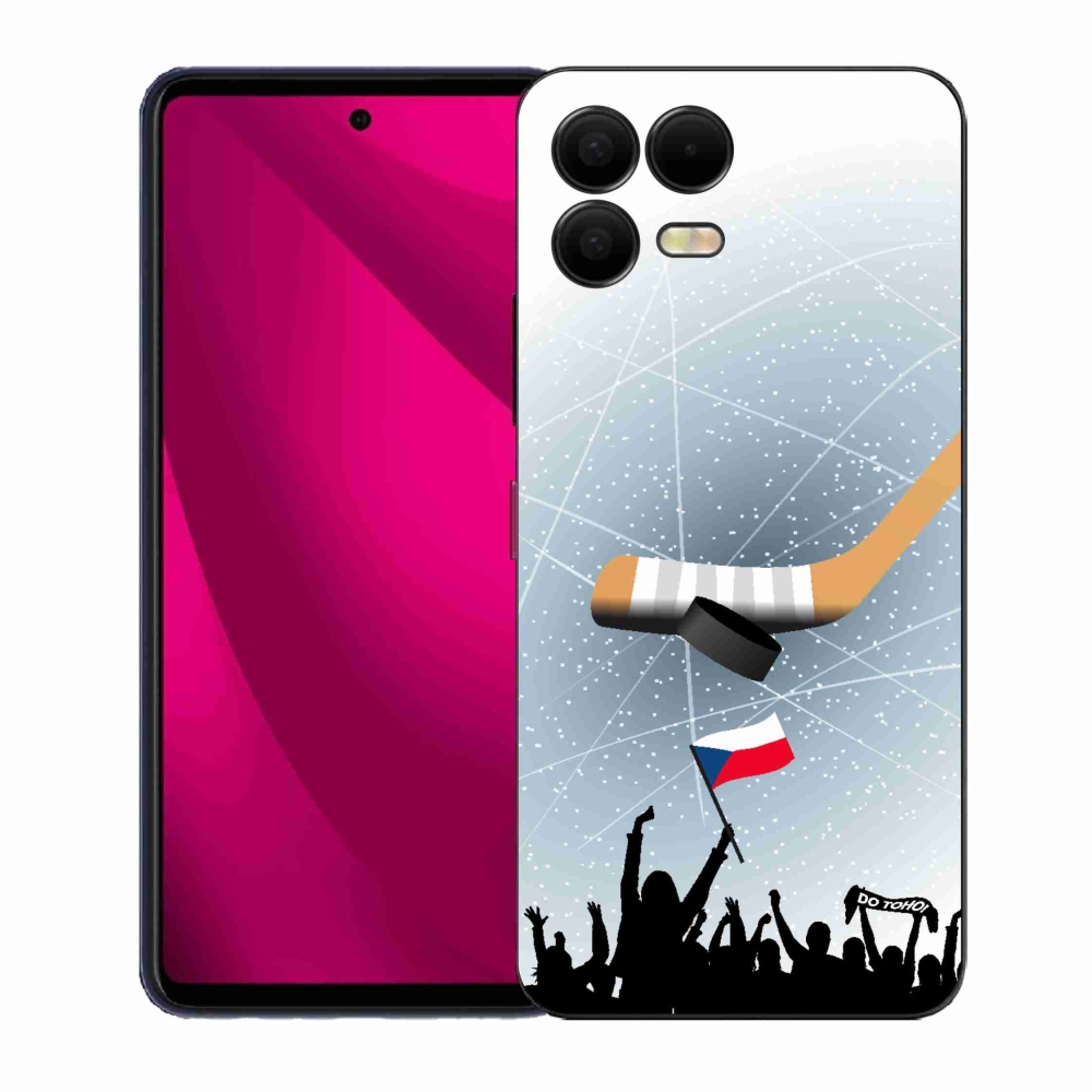 Gélový kryt mmCase na T-Mobile T Phone 3 Pro - fanúšikovia hokeja