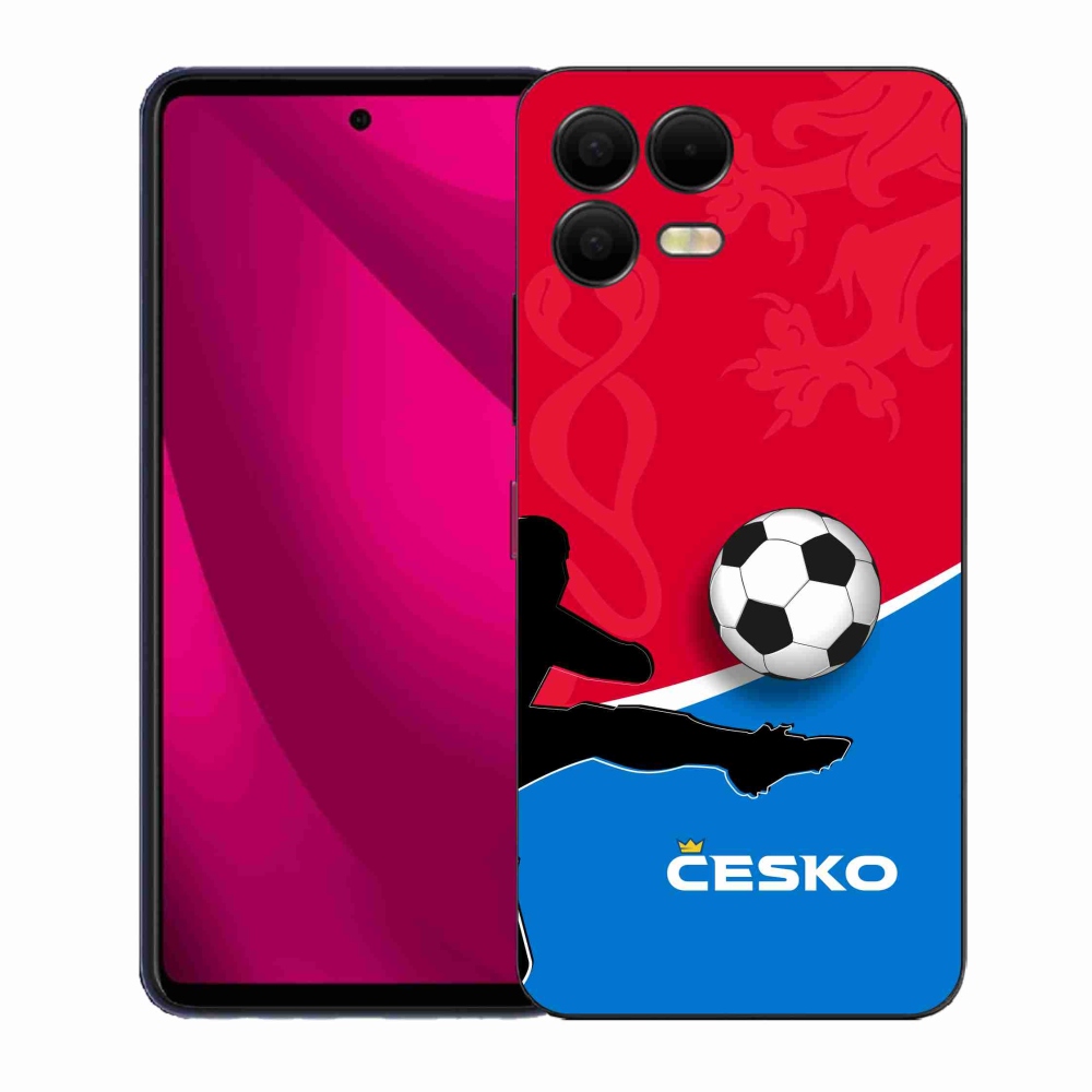 Gélový kryt mmCase na T-Mobile T Phone 3 Pro - futbal Česko 2
