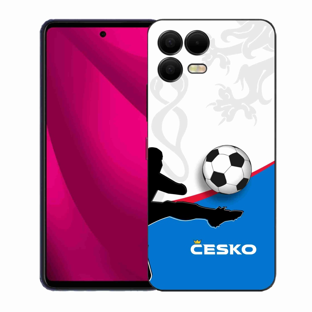 Gélový kryt mmCase na T-Mobile T Phone 3 Pro - futbal Česko 3