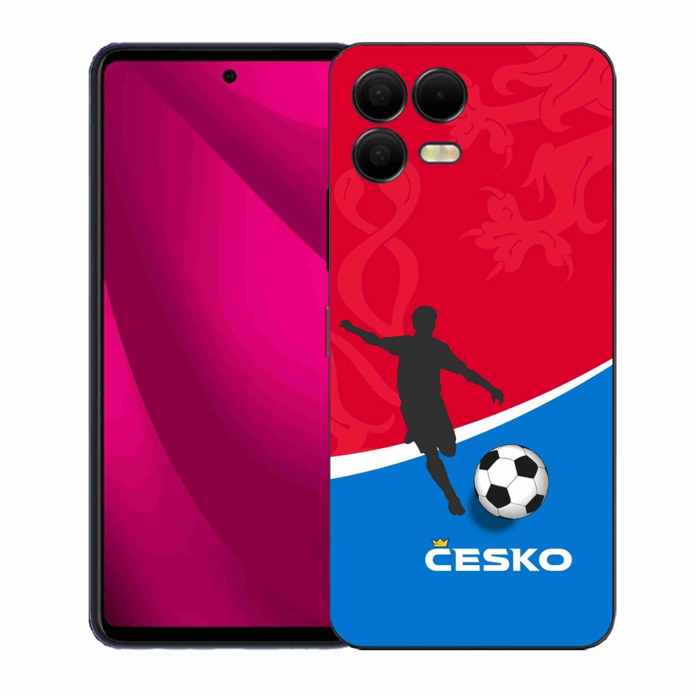 Gélový kryt mmCase na T-Mobile T Phone 3 Pro - futbal Česko