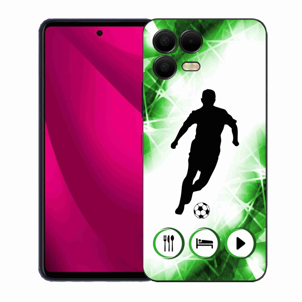 Gélový kryt mmCase na T-Mobile T Phone 3 Pro - futbalista