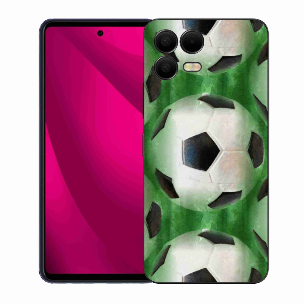 Gélový kryt mmCase na T-Mobile T Phone 3 Pro - futbalová lopta