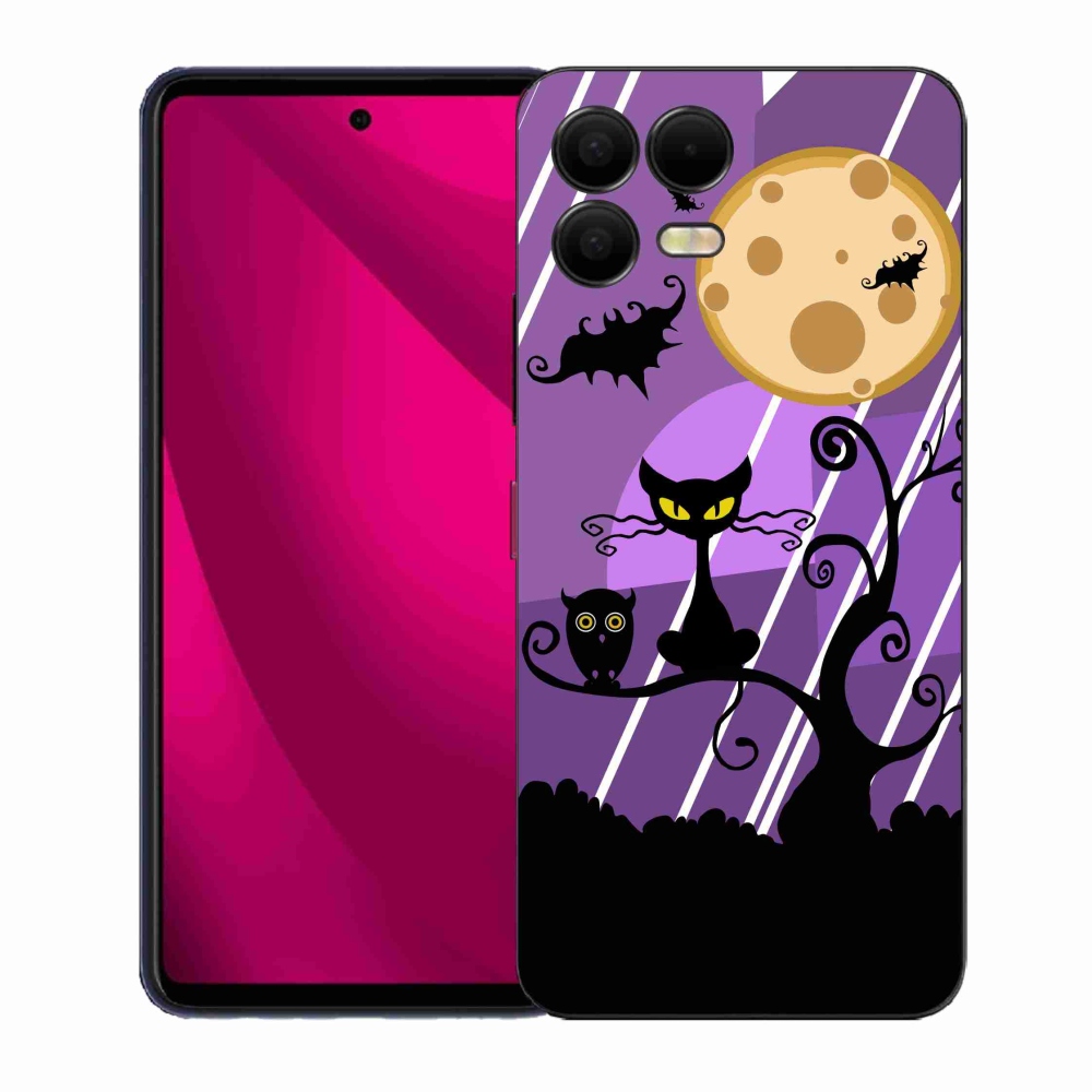Gélový kryt mmCase na T-Mobile T Phone 3 Pro - halloween