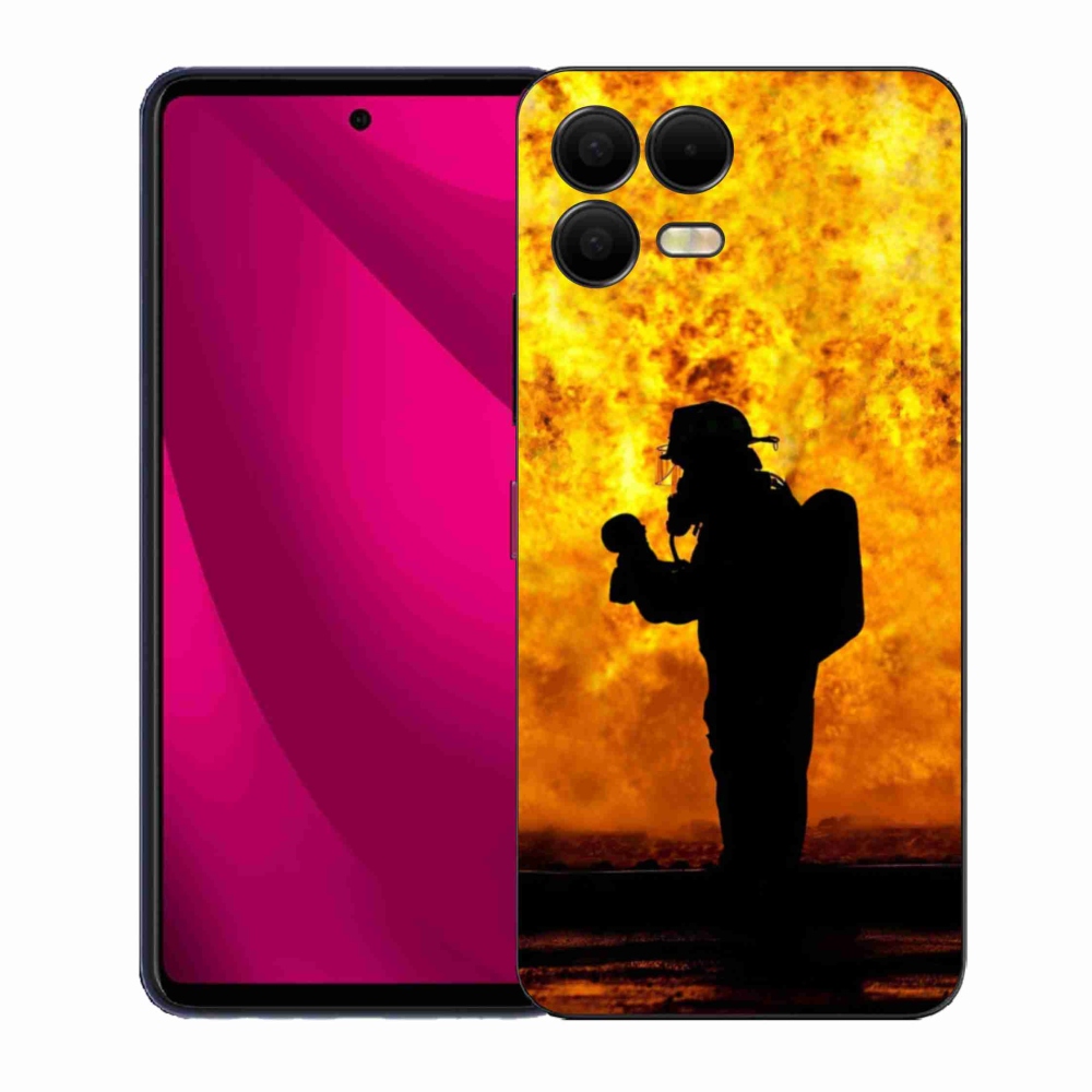 Gélový kryt mmCase na T-Mobile T Phone 3 Pro - hasič