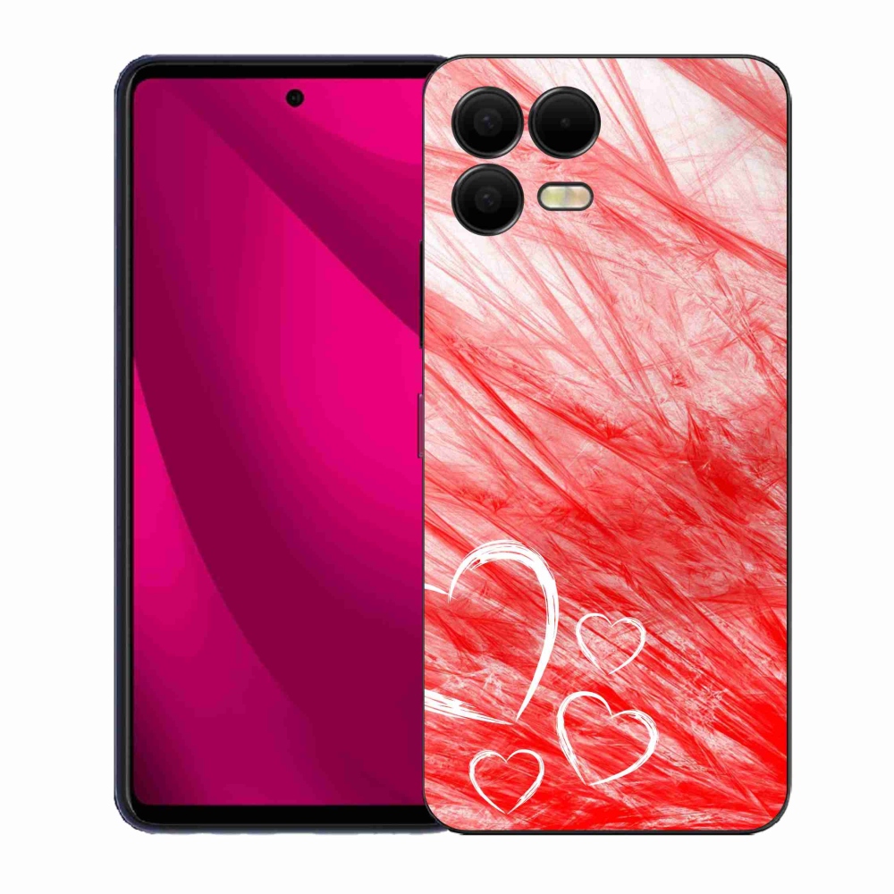 Gélový kryt mmCase na T-Mobile T Phone 3 Pro - heart