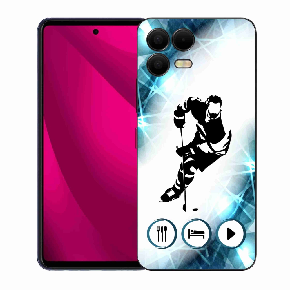 Gélový kryt mmCase na T-Mobile T Phone 3 Pro - hokej 1